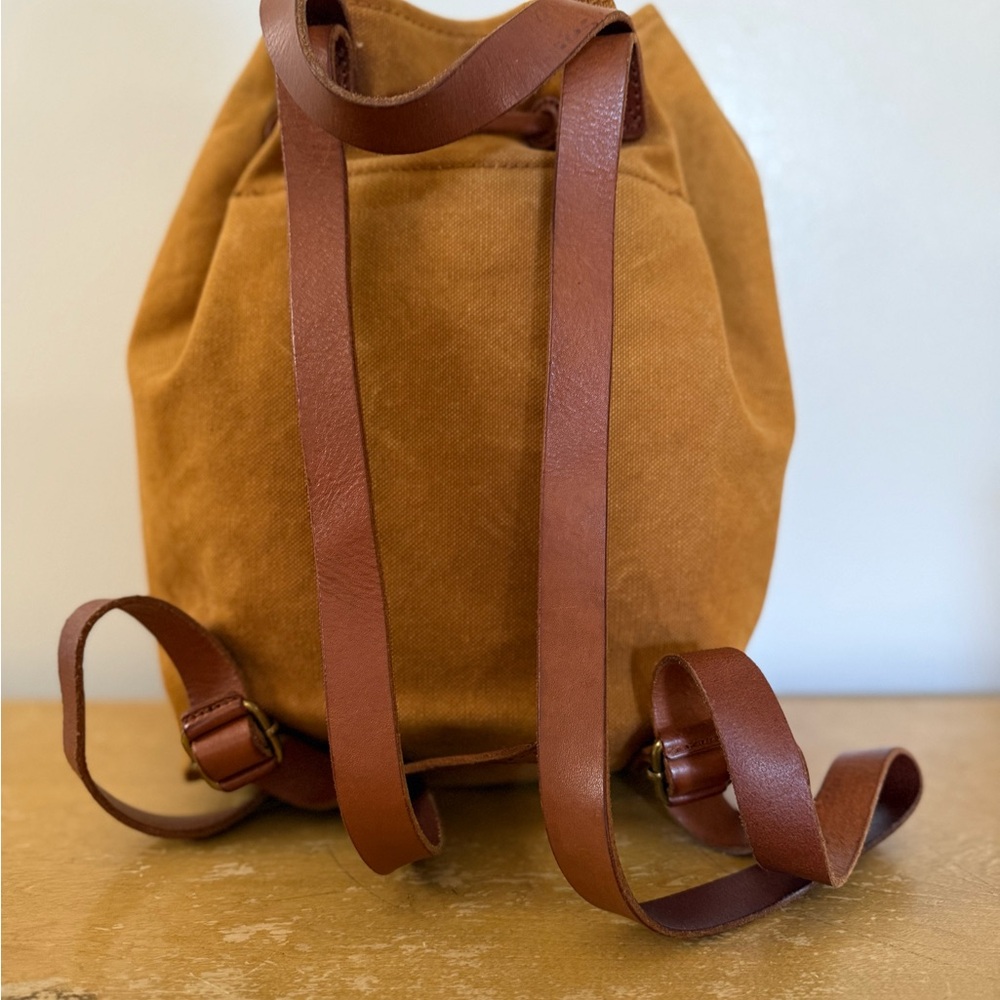 Madewell Tan and Brown Backpack